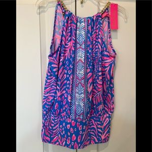 XS la zebra engineered top Bowen top